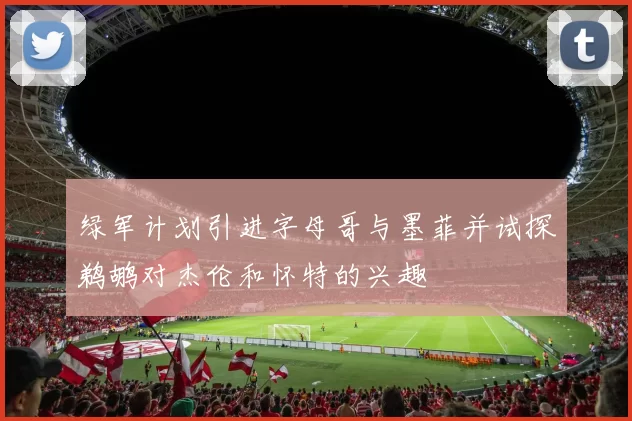 绿军计划引进字母哥与墨菲并试探鹈鹕对杰伦和怀特的兴趣